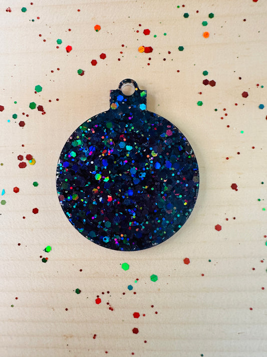 Black Christmas Ornament